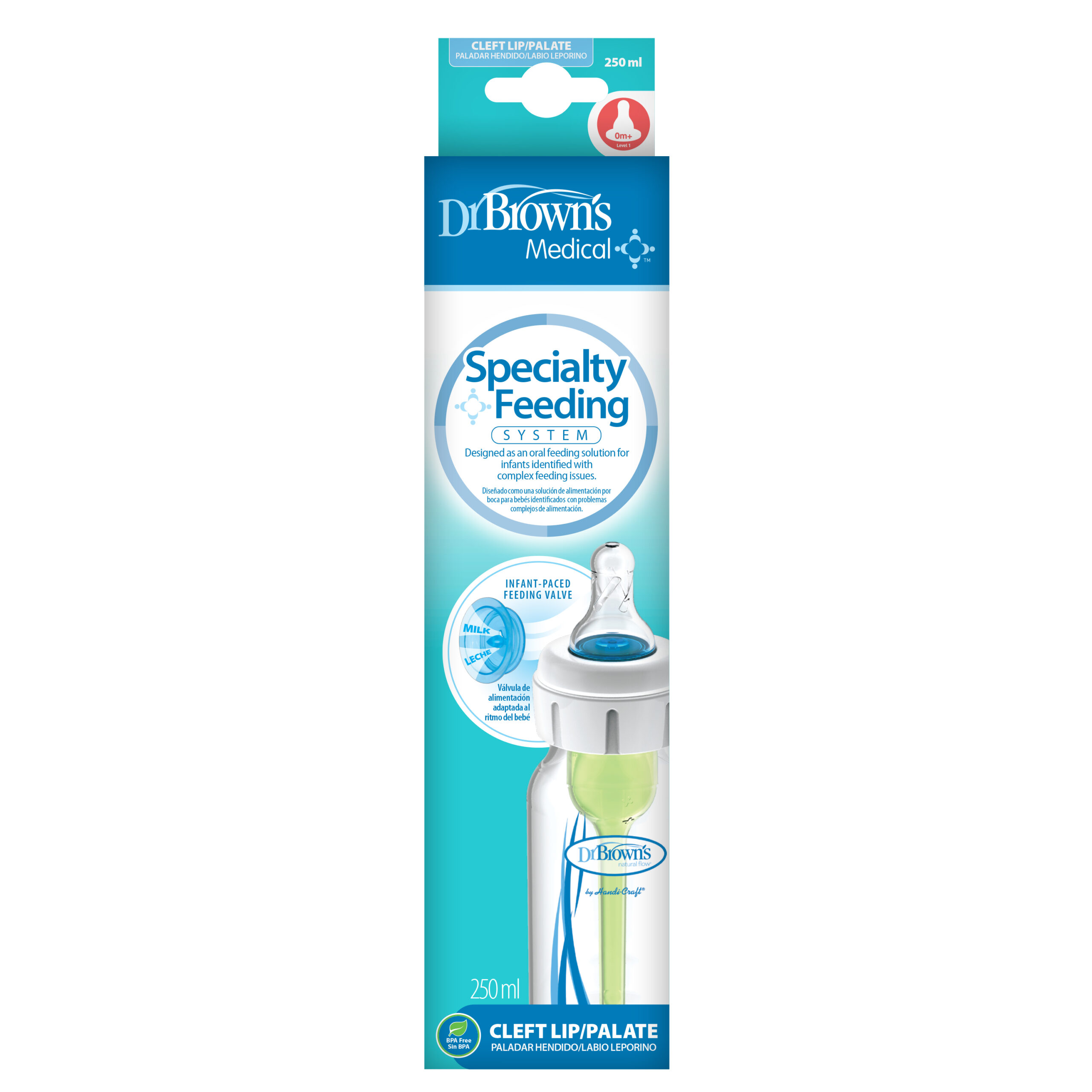 Dr. Brown's Options+ Anti-colic Bottle | Specialty Feeding System 250 ml – Image 4