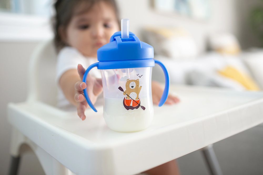 Dr. Brown's Premier gobelet bleu avec paille 270 ml – Image 2