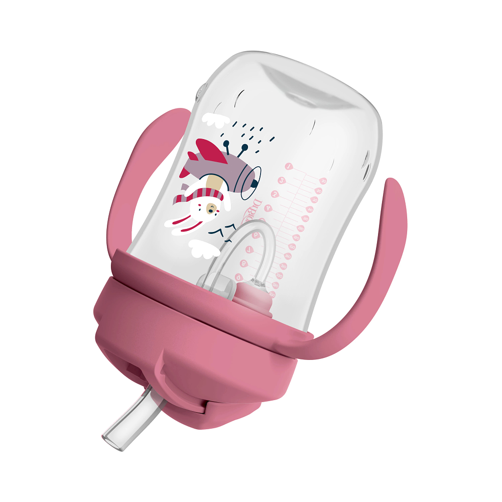 Dr. Brown's Premier gobelet rose avec paille 270 ml – Image 5