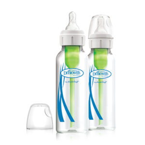 Dr. Brown’s Options+ Anti-colic Bottle 2-pack | Biberon à col étroit 250 ml verre