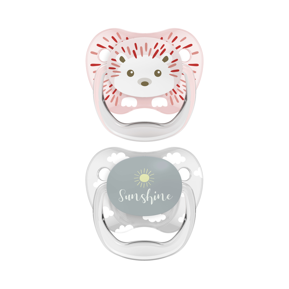 Dr. Brown's Sucette phase 1 têtes d'animaux, pack de 2