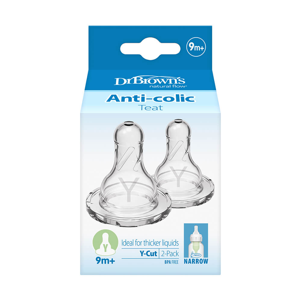 Dr. Brown’s Tétine Y-cut biberon à col étroit – Image 2