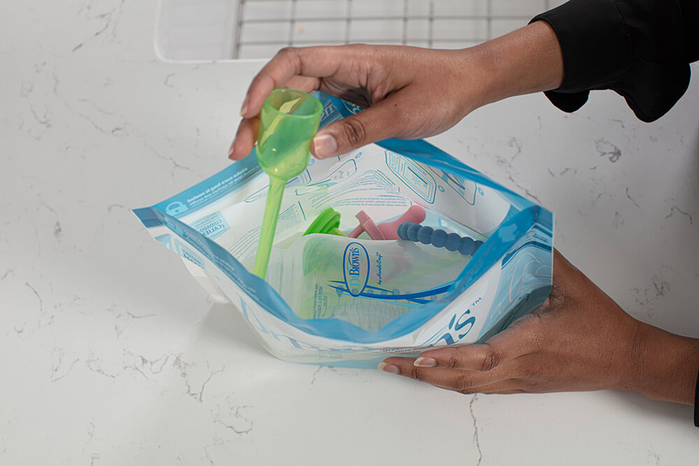 Dr. Brown's Sachets de stérilisation au micro-ondes – Image 2