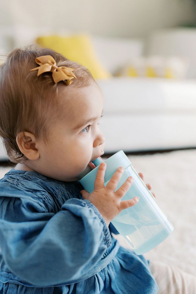 Dr. Brown's Straw to 360° Cup Set bleue 300 ml – Image 5