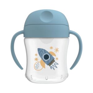 dr. brown's gobelet d'entraînement bec verseur doux 180 ml rose